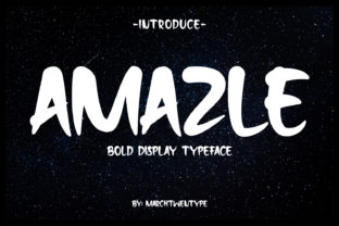 Amazle: The Handwritten Display Font That Adds Personality to Branding