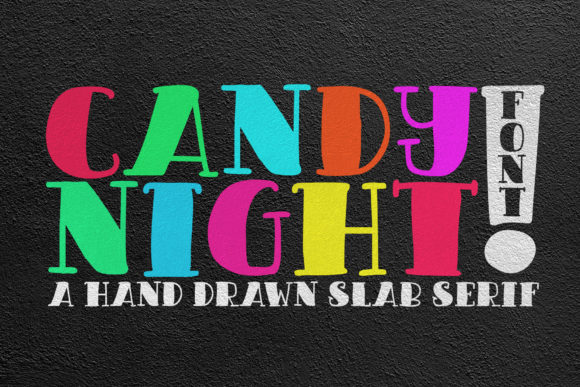 Candy Night: The Craft-Friendly Font for Authentic Projects