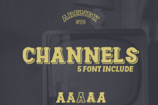 Channels Family: A Retro Display Font for Modern Digital Design