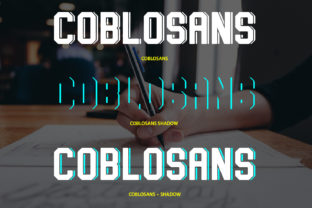 Coblosans: A Refreshing Display Font for Your Craft Business