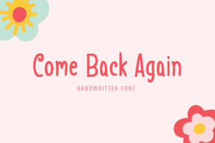 Come Back Again: The Editorial Font for Titles and Personality