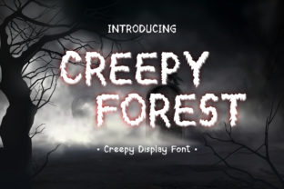 Creepy Forest: The Font That Brings Your Spooky Craft Projects to Life