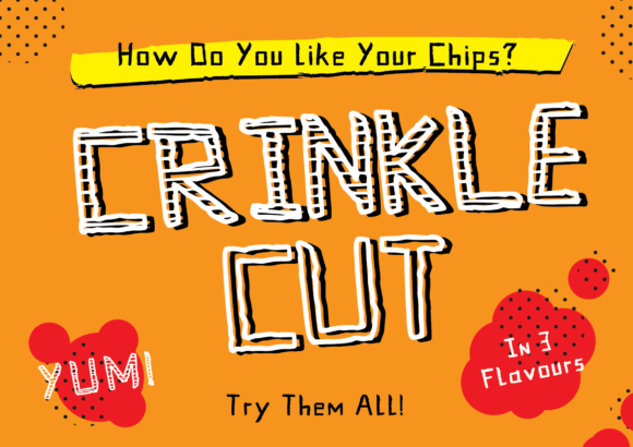Crinkle Cut: A Display Font That Commands Attention