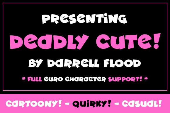 Deadly Cute: A Playful Font for Handmade Shops