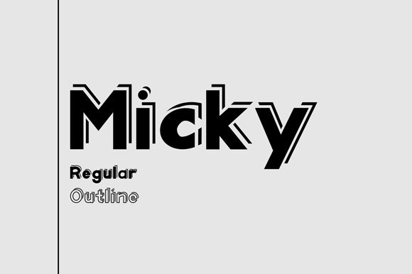 Discover the Creative Charm of Micky Font