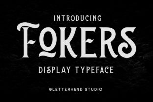 Fokers: A Distinctive Display Font for Editorial Design