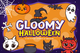 Gloomy Halloween: The Perfect Display Font for Spooky Season Marketing
