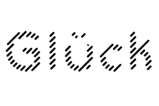 Gluck Stripes: A Display Font for Digital Elegance