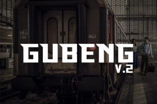 Gubeng V.2: A Modern Font for Your Handmade Story
