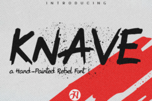 Knave Font: A Bold Brush Font for Building Brand Identity