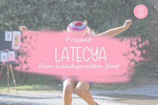 Latecya: A Whimsical Display Font for Editorial Projects