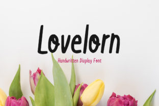Lovelorn: A Romantic Display Font for Editorial Mood