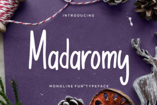 Madaromy: A Fun and Happy Display Font for Your Next Project