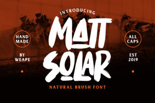 Mattsolar: The Bold Display Font for Crafters and Creators
