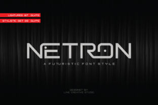 Netron: A Futuristic Display Font for Standout Campaigns