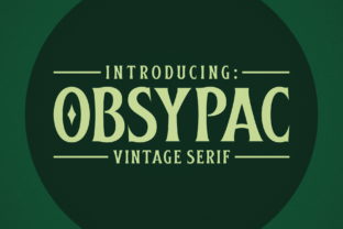Obsypac: A Display Font That Grabs Attention