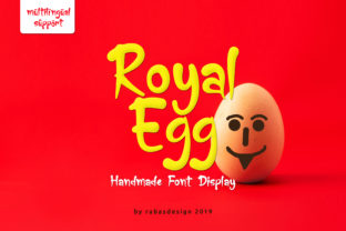Royal Egg: A Playful Display Font for Digital Brands