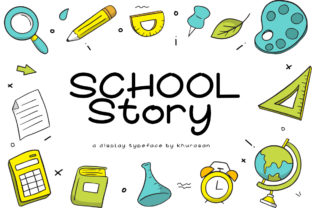 School Story: A Display Font That Captures Attention