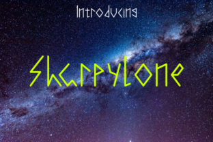 Sharpylone: A Rudimentary Display Font for Digital Design