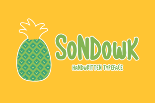 Sondowk: A Friendly Handwritten Font for Your Business Brand