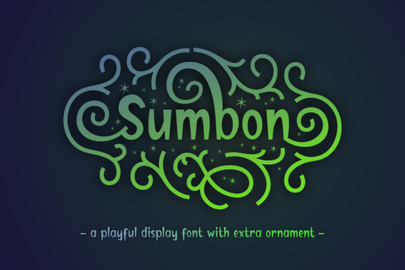Sumbon: A Playful and Bold Font for Editorial Mood