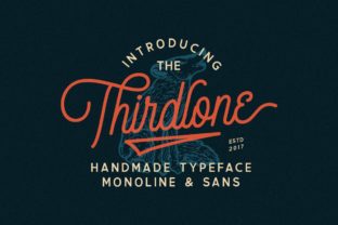Thirdlone Family: A Playful Display Font for Editorial Charm